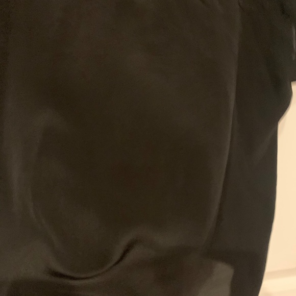 Joie black short sleeve silk blouse - Picture 4 of 4